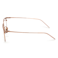 Lunettes en titane haut de gamme pour femmes, monture optique rétro ronde punk pour hommes, No quantité minimale de commande