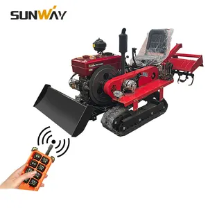 25hp 35hp 50hp 60hp 80hp 100hp 120hp 130hp Ride on Rotavator Cultivator Machinery with Track