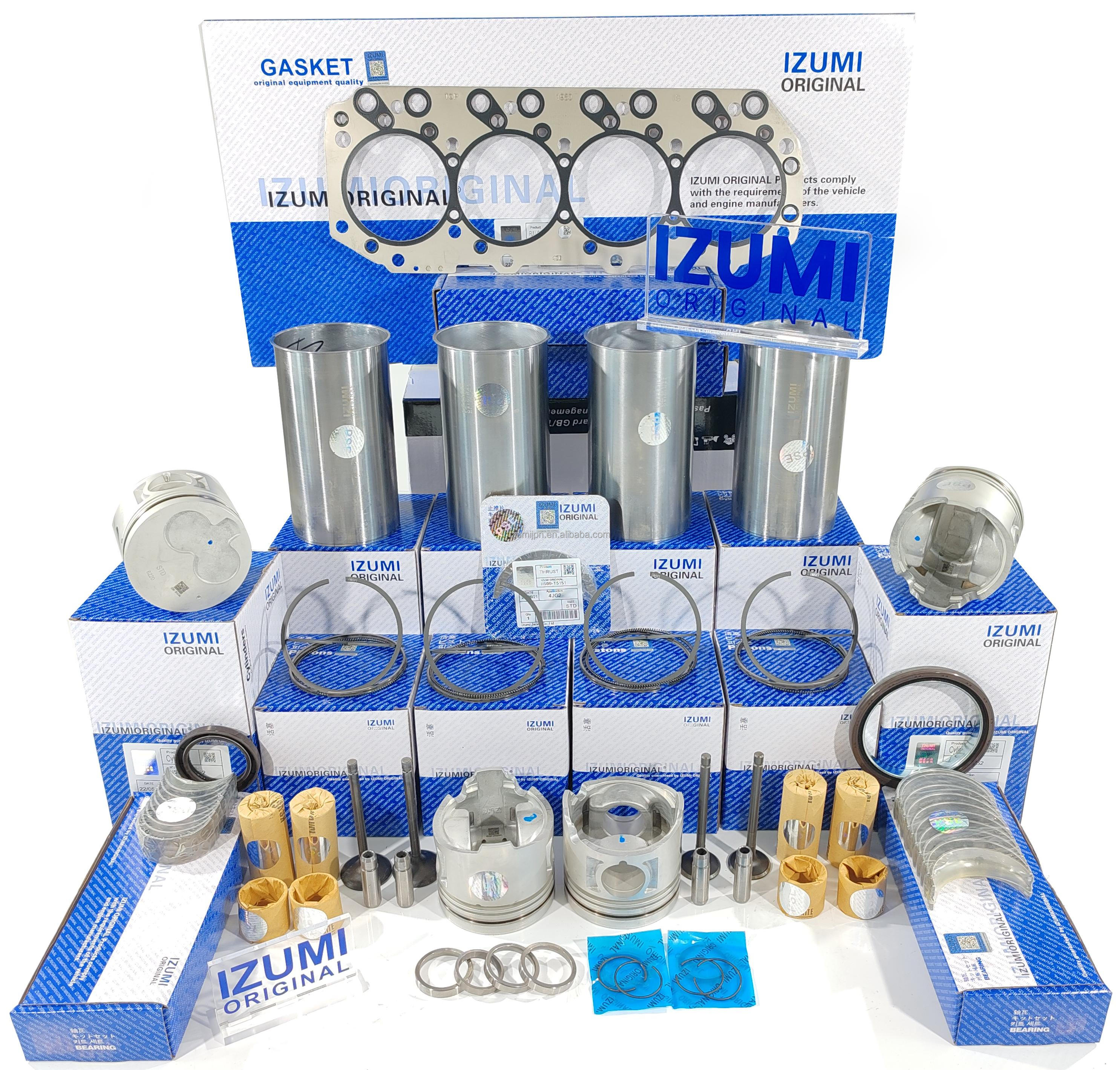 Isuzu 4JB1 Rebuild Kit - Full Gasket Set for Engine Repair