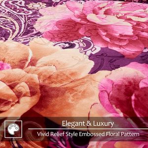 Tùy chỉnh 2 <span class=keywords><strong>ply</strong></span> Reversible raschel chăn sang trọng ấm chăn nặng Hàn Quốc Faux Mink Fleece chăn - Product Image 4