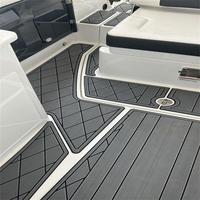 Plateforme de bain Monterey 258SS 2019, tapis de cockpit en mousse EVA imitation teck, style SeaDek MarineMat, auto-adhésif
