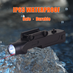 Có thể sạc lại <span class=keywords><strong>1000lm</strong></span> Đèn pin chiến thuật với Red Laser Hợp kim nhôm <span class=keywords><strong>LED</strong></span> Torch 100% không thấm nước - Product Image 3