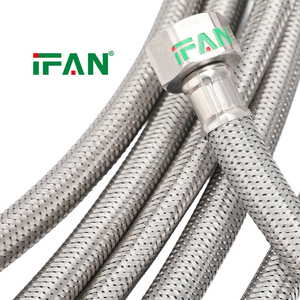 Tuyau flexible en acier inoxydable IFAN haute pression 30-60 cm, tuyau de robinet de cuisine, tuyau sanitaire en acier inoxydable tressé - Product Image 4