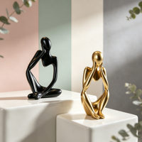 Ornements Décoratifs Modernes Minimalistes Miniatures Abstraits en Résine pour la Maison, le Hall d'Entrée, le Salon, et les Cérémonies de Déménagement - Vente en Gros pour Entreprises