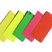 Peinture en poudre fluorescente de couleur néon Revêtement époxy polyester Pulvérisation pour meubles en métal Vernis pour voiture Utilisation