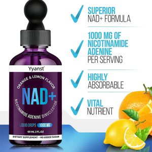 Suplemento de belleza OEM/ODM que apoya el metabolismo, altamente absorbible, elimina arrugas, colágeno, gotas líquidas de NAD, muestra gratuita. - Product Image 4