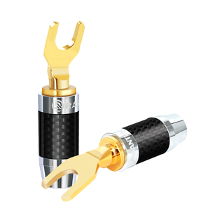 China gran fábrica buen precio gran banana unirse a cable de altavoz conector jack - Product Image 1