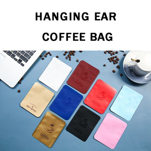Damla kahve ve çay poşeti ambalaj için fermuar mühür ile özelleştirilebilir gıda sınıfı MOPP ısı mühürlü torbalar - Product Image 2