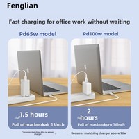 Câble de charge rapide et de transfert de données AILI 100W USB3.0 2m Type-C vers Type-C pour appareils PD 15/16/17