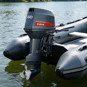 Moteur hors-bord robuste 2 temps 60 CV pour bateau de pêche, bateau de sport, course, moteur marin à essence - Product Image 2