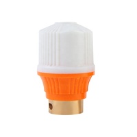 Douille de lampe à économie d'énergie B22 en cuivre, douille bicolore, base de lampe suspendue, style à vis, matériau plastique