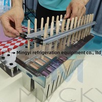 Nouvelle machine commerciale à glaces et yaourts glacés à refroidissement rapide pour les magasins de crèmes glacées, desserts et bubble tea, garantie 1 an
