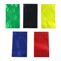Bolsas de Mylar Personalizadas con Cierre Hermético y Ventana Transparente para Empaque de Dulces, Hierbas, Flores y Alimentos, 3.5g 7g 14g 28g