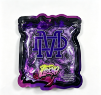 Sachets Mylar Personnalisés Imprimés 1g 2g 7g Thermoscellables Doux au Toucher Découpés à l'Emporte-Pièce avec Logo Imprimé pour Emballage de Bonbons Gommeux