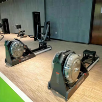 Máquina de remo de tanques de agua dobles de acero con monitor LCD de resistencia ajustable, remero de ejercicio interior para uso doméstico