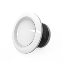 100/120/150/200mm Air ABS plastique rond conditionneur évents échappement réglable grille de ventilation plafond conduit d'air diffuseur