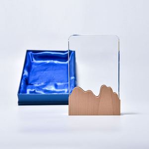 Trofeos de Vidrio y Madera en Blanco al por Mayor de Fábrica, Trofeos y Medallas de Diseño Personalizado para Regalos y Recuerdos - Product Image 3