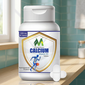 Comprimés de calcium, extrait végétal, force osseuse naturelle, santé des articulations, soutien immunitaire, bien-être général, formule nutritionnelle quotidienne - Product Image 3