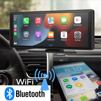 Radio de coche portátil Trolink de 10,26 pulgadas, CarPlay inalámbrico y pantalla de Android Carplay, Color negro, AUX/FM, compatible con tarjeta TF