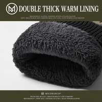 Gants d'hiver tactiques en polyester hautement extensibles, doublés de polaire, résistants au froid et aux chocs, pour adultes, pour le ski en plein air