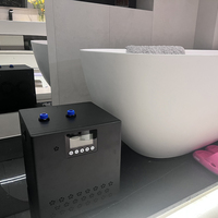 Refroidisseur d'eau pour bain de glace 79 gallons, système de refroidissement d'eau avec générateur d'OZ et écran LED