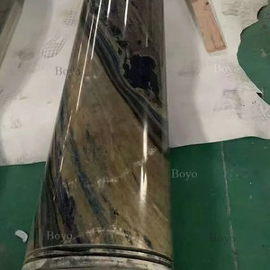 Columnas y <span class=keywords><strong>Pilares</strong></span> Decorativos de Mármol Marrón Arabescato Orobico de Diseño Moderno, Revestimiento de Columnas Redondas - Product Image 2