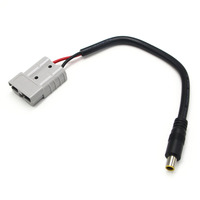 Connecteur de batterie gris 50A vers prise mâle DC7909, câble de charge haute intensité pour équipement de stockage d'énergie