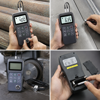 Jauge d'épaisseur numérique série YMT160 pour pièces épaisses et revêtements (1-2000 mm, résolution 0,1 mm), multi-unités (mm/pouces/µm)