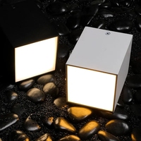 Spot de plafond en cube LED 9W 12W 15W 20W 25W 30W monté en surface pour éclairage de descente COB dans le couloir de la chambre