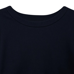 เสื้อสเวตเชิ้ตคอกลมโอเวอร์ไซส์สำหรับผู้หญิง สีพื้น แขนยาว ถักทอจากผ้าฝ้าย 100% เหมาะสำหรับใส่ในฤดูใบไม้ร่วง ทรงปกติ ไม่บุซับใน แบบสวมหัว - Product Image 5