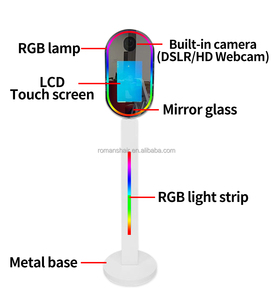 Miroir magique à écran tactile, cabine photo à vendre, <span class=keywords><strong>selfie</strong></span>, 13,3 pouces, cabine photo portable, appareil photo reflex numérique, miroir cabine photo - Product Image 2