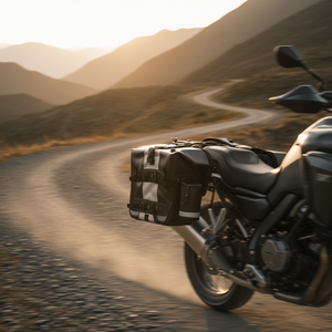 Sacoches de moto 28 L x 2 en tissu imperméable, amovibles, pour sports de plein air, sacoches latérales pour motos - Product Image 2