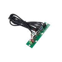 Cable para Panel Frontal de PC, Entrada y Salida de Audio y Micrófono, USB 2.0 Tipo C, Placa de Circuito Impreso para Panel Frontal de PC, Cable para Chasis