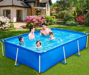 Piscina Rectangular <span class=keywords><strong>INTEX</strong></span> 28274 de 4.5M*2.2M*0.84M con Marco, Elevada, para Uso Familiar, para Niños - Product Image 1