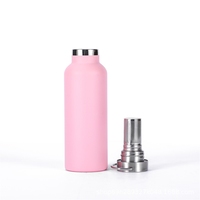 Bouteille isotherme double paroi en acier inoxydable à large ouverture 500 ml pour activités de plein air et alpinisme