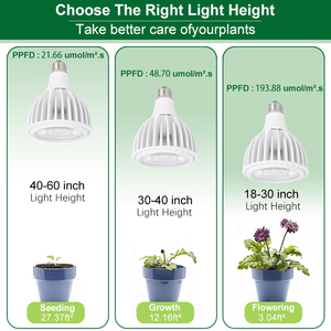 หลอดไฟ <span class=keywords><strong>LED</strong></span> 20W 3000K 4000K 5000K PAR30เต็มสเปกตรัม120V 220V E27ไฟพาร์30ดวงสำหรับปลูกพืชในร่ม - Product Image 4