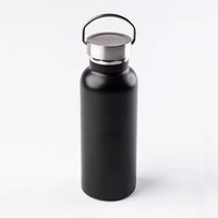 Penjualan Langsung Pabrik Desain Modern Botol Vakum Stainless Steel 500ml Termos Gym Tumbler Botol Air dengan Pegangan untuk Hadiah