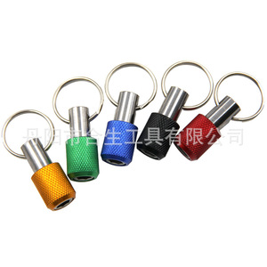 Mr Drill 5pc Keychain Quick Change <b>Socket</b> Tool Set 1/4 Hex Shank Chrome Plated Automotive Repair - Product Image 5