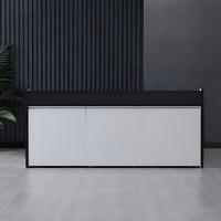 Console de salle de contrôle personnalisable en forme d'arc, bureau de travail combiné, table de commande, console de surveillance pour centre de commandement