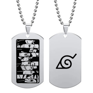 Anime collar Akatsuki Uchiha <span class=keywords><strong>Itachi</strong></span> Ninja Metal Halloween hombre <span class=keywords><strong>mujer</strong></span> <span class=keywords><strong>Cosplay</strong></span> accesorio regalos - Product Image 3