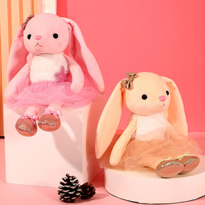 Suave y Encantador Conejo Bailarín <span class=keywords><strong>de</strong></span> Ballet Blanco, Juguete <span class=keywords><strong>de</strong></span> Peluche Delicado, Muñeco <span class=keywords><strong>de</strong></span> Peluche para Niños, Compañero Diario y Decoración del Hogar - Product Image 2