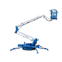 Plateforme élévatrice hydraulique autopropulsée multi-puissance Lemax LT16 avec une hauteur maximale de 24 m pour les travaux d'entretien