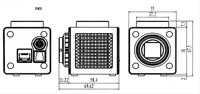 Caméra Vis-SWIR ultra-haute résolution 5MP 2560x2048 InGaAs 3.45um refroidie par TEC pour l'imagerie semi-conductrice et scientifique