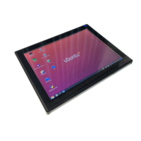 15 "Panel táctil industrial sin ventilador PC Ubuntu Linux IPC IP65 Impermeable 10 puntos táctil capacitiva OEM Puertos/OS compatibles