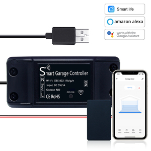 AGSECURITY DIY設置リモコンTuyaスマートABS盗難防止WiFiガレージドアオープナー（ブラック）CE FCC RoHS対応 - Product Image 3