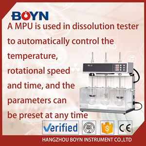 Testador de desintegração automática <span class=keywords><strong>RC</strong></span>-3 Lab para venda Aparelho de testador de desintegração de tablet de 3 copos - Product Image 3