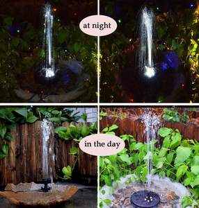 Lampes LED solaires rechargeables d'extérieur, flottantes, adaptées aux animaux domestiques, ornement de jardin, pompe à eau - Product Image 3