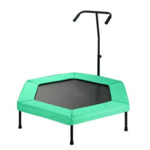 CreateFun 48 pulgadas 50 pulgadas 53 pulgadas de 55 pulgadas <span class=keywords><strong>Hexagonal</strong></span> Fitness trampolín <span class=keywords><strong>con</strong></span> <span class=keywords><strong>barra</strong></span> de la manija - Product Image 1