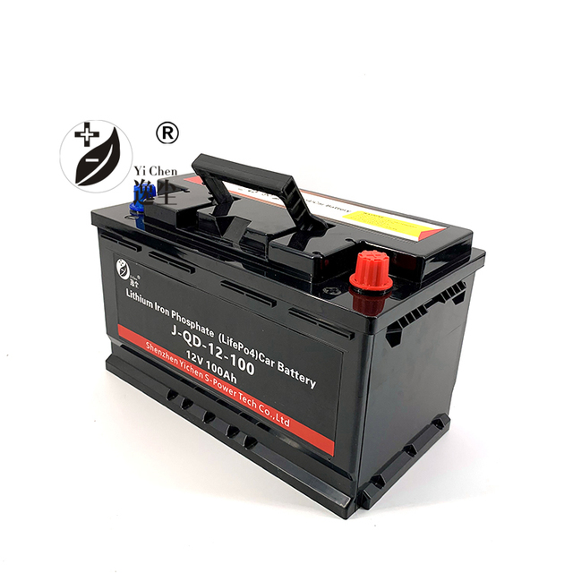 Yichen YCST-12100S Car Start Lifepo4 Lithium Ion Battery Pack CCA 1100 12 V 100 Ah 12V 100Ah With BMS