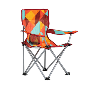 Chaise pliante de pêche <span class=keywords><strong>avec</strong></span> dossier et rangement pour le camping - Product Image 2